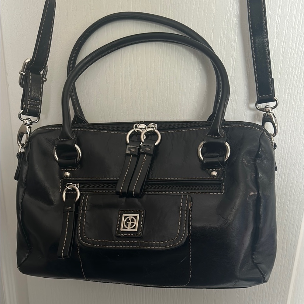 Giani Bernini Black Shoulder Bag/ Handbag
